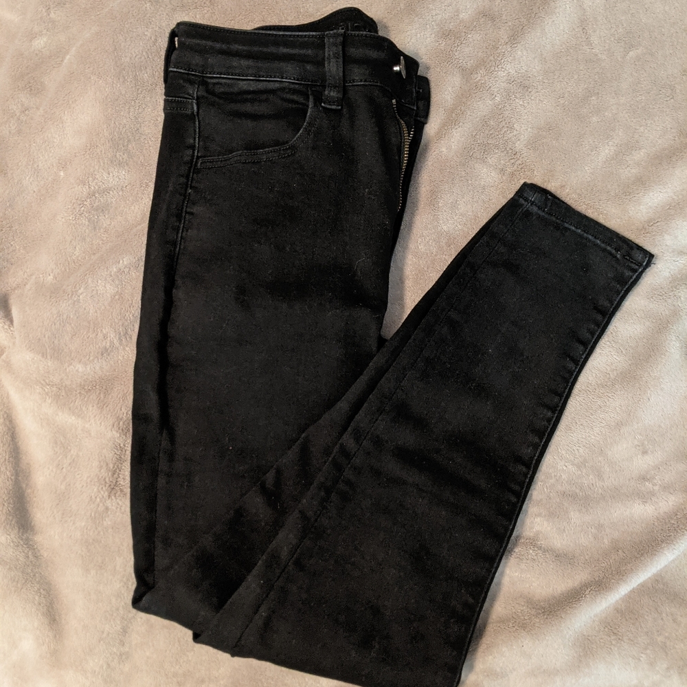 American Eagle black skinny jeans